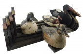 VINTAGE DUCK DECOY FLOCK COMPR