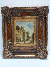 VINTAGE DUTCH STYLE OIL ON PAN