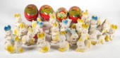VINTAGE EASTER BUNNIES AND EGG