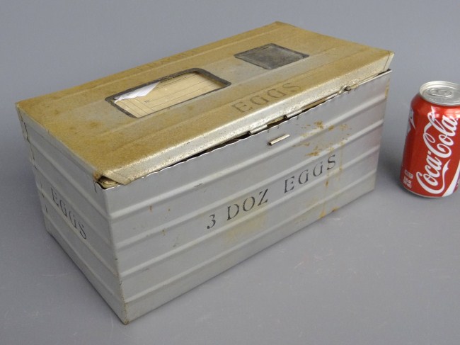 Vintage egg crate.