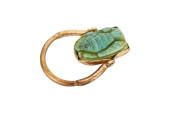 VINTAGE EGYPTIAN SCARAB RING W