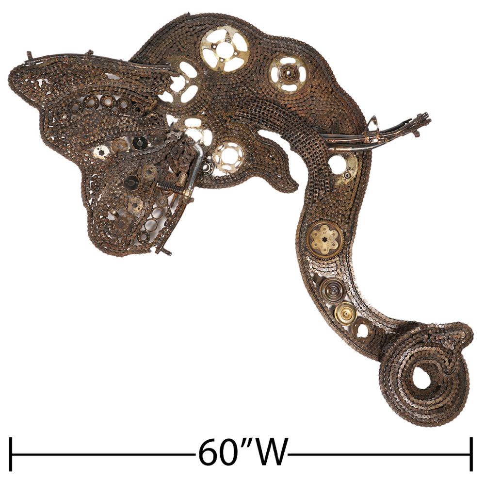 VINTAGE ELEPHANT HEAD BIKE CHAIN