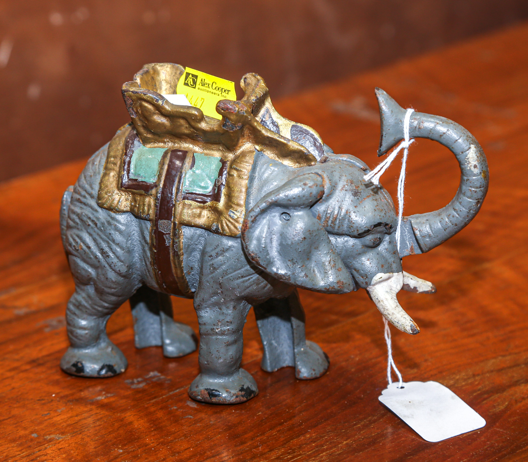 VINTAGE ELEPHANT MECHANICAL BANK