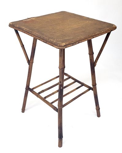 VINTAGE ENGLISH BAMBOO SQUARE