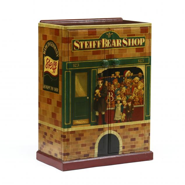 VINTAGE ENGLISH CABINET WITH STEIFF