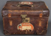 VINTAGE ENGLISH LEATHER SUITCA