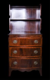 VINTAGE ENGLISH MAHOGANY BOOKS