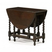 VINTAGE ENGLISH OAK BARLEY TWI