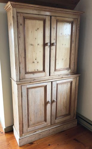 VINTAGE ENGLISH PINE TWO-PART