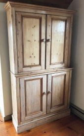 VINTAGE ENGLISH PINE TWO-PART