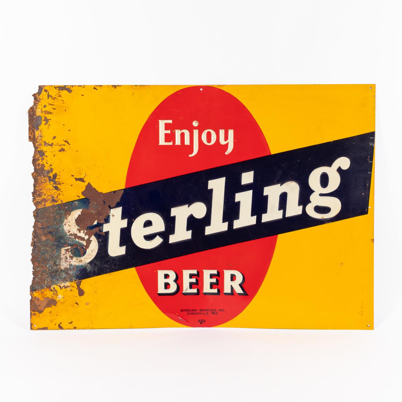 VINTAGE "ENJOY STERLING BEER"