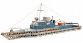 Vintage Erector set ship model