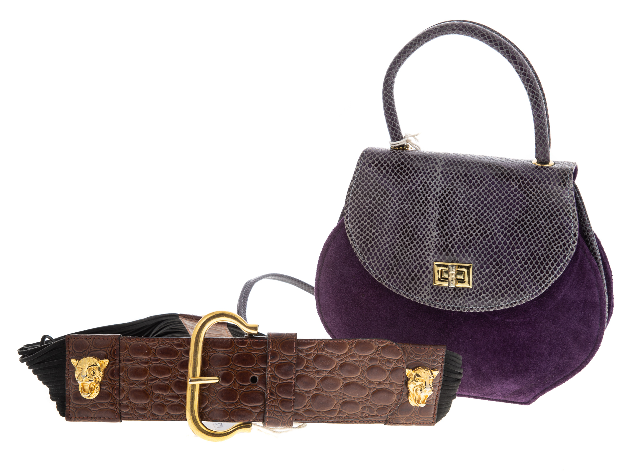 VINTAGE ESCADA LEATHER AND SUEDE