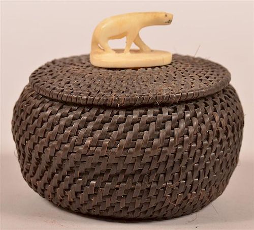 VINTAGE ESKIMO COILED BALEEN
