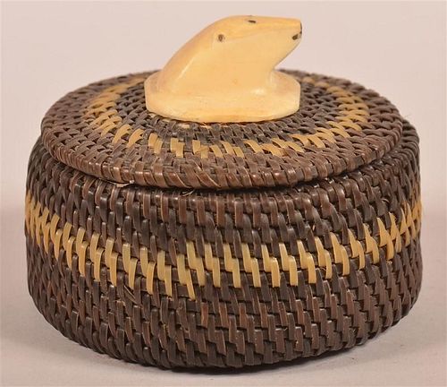 VINTAGE ESKIMO COILED BALEEN