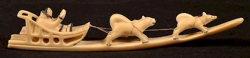 VINTAGE ESKIMO WALRUS IVORY
