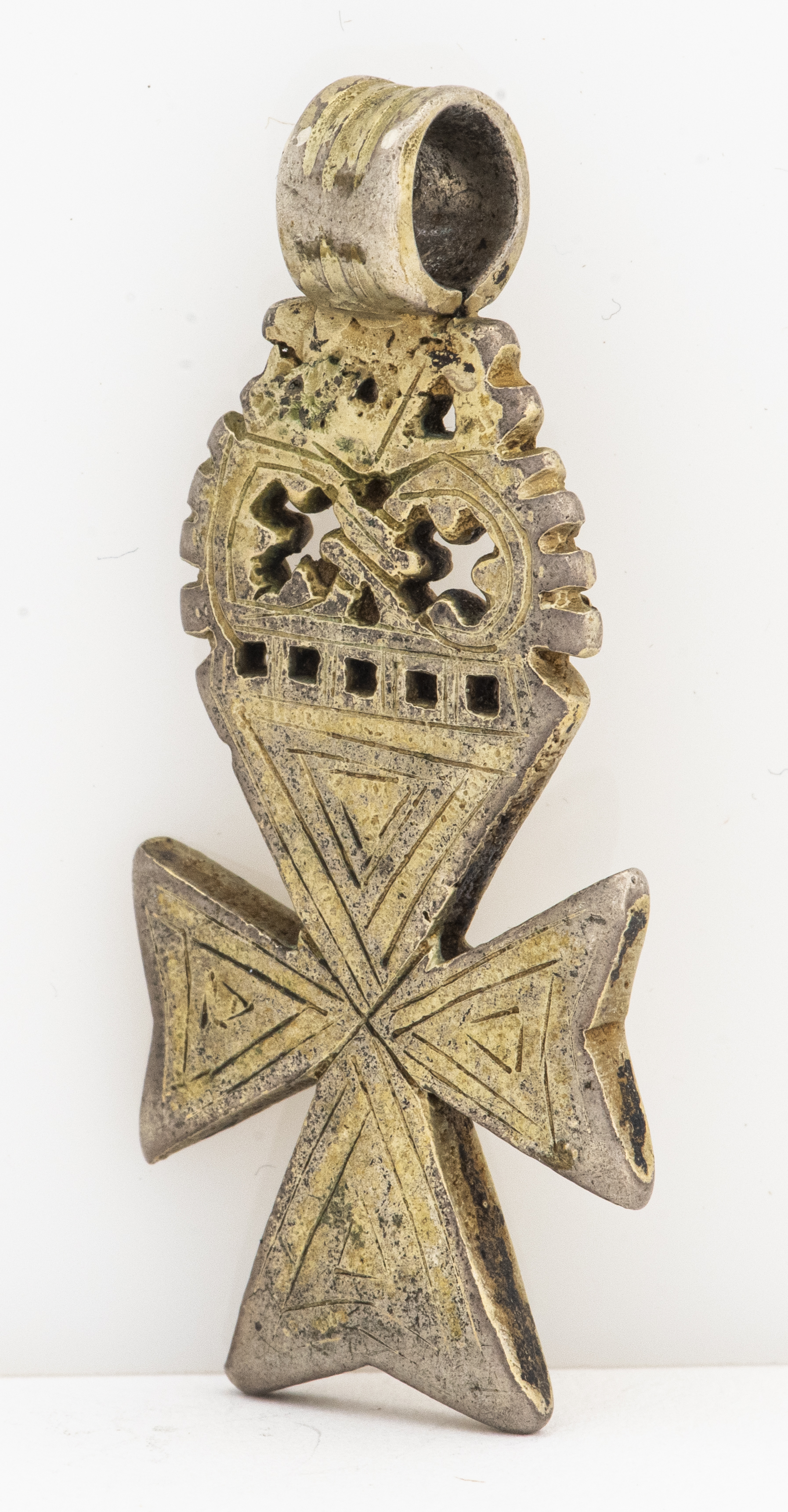 VINTAGE ETHIOPIAN SILVER COPTIC