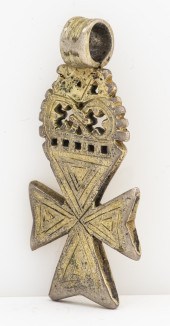 VINTAGE ETHIOPIAN SILVER COPTI
