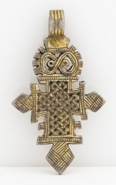 VINTAGE ETHIOPIAN SILVER COPTI