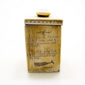 VINTAGE FAKESHAW ANIMAL BOX WH
