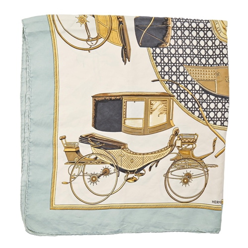 Vintage Fashion. A Hermes printed