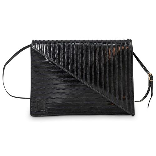 VINTAGE FENDI BLACK PATENT
