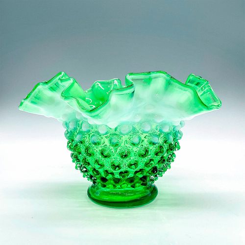VINTAGE FENTON GLASS VASE,