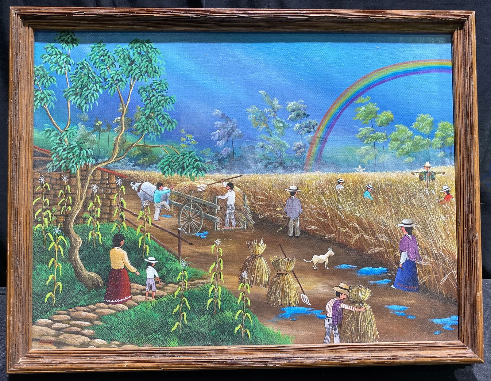 VINTAGE FERNANDO BUSTOS ACRYLIC