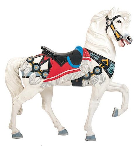 VINTAGE FIBERGLASS CAROUSEL