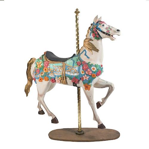 VINTAGE FIBERGLASS CAROUSEL