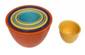 VINTAGE FIESTAWARE SEVEN NESTI