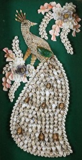 VINTAGE FIGURAL PEACOCK COASTA