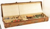 VINTAGE FISHING TACKLE CASE WI