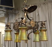 VINTAGE FIVE-LIGHT CEILING FIX