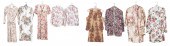 Vintage floral garment group t