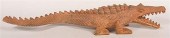VINTAGE FOLK ART CARVED SOFTWO
