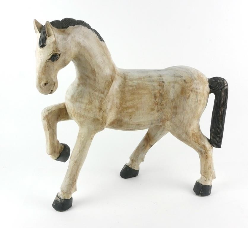 VINTAGE FOLK ART CARVED WOODEN