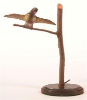 VINTAGE FOLK ART CARVING OF A
