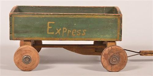 VINTAGE FOLK ART PAINTED CHILD'S