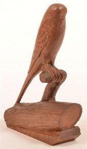 VINTAGE FOLK ART WOOD CARVING