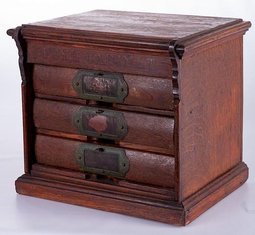 VINTAGE FOYE CABINET PATENT