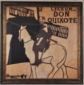 VINTAGE FRAMED LYCEUM DON QUIX