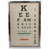 VINTAGE FRAMED OPTOMETRY WALL
