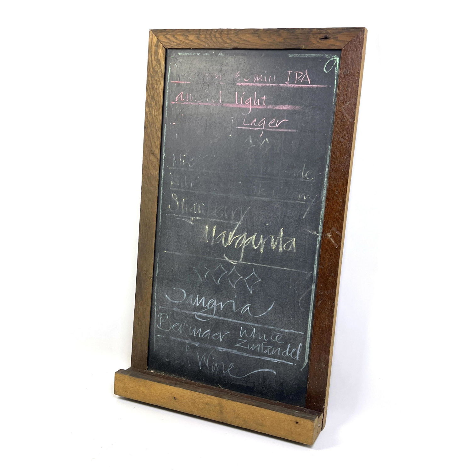Vintage Framed Slate Chalkboard.