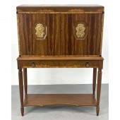Vintage French Art Deco Bar Ca