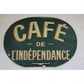 Vintage French cafe sign, CAFE