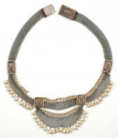VINTAGE FRENCH DECO MESH AND S