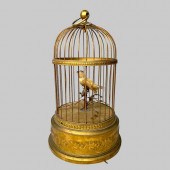 VINTAGE FRENCH GILT BRASS BIRD