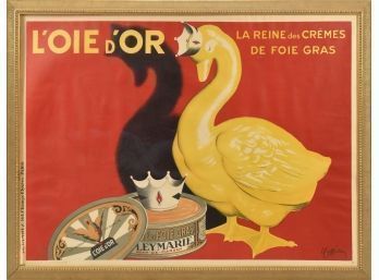 Vintage French lithographed