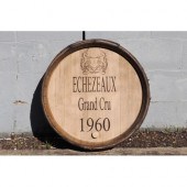 Vintage French oak wine barrel